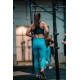Legging femme Oly bleu – Barbell Regiment