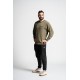 Sweat The Crew vert kaki vintage unisexe Barbell Regiment