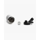 Gourde isotherme Velites blanche avec boule shaker pour sport