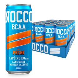 NOCCO Pêche boisson sans sucre pour le CrossFit®