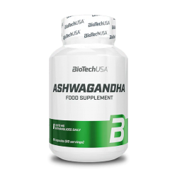 Complément Ashwagandha BiotechUSA 60 gélules pour le stress
