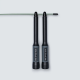 Poignées noires ergonomiques corde à sauter haute performance