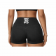 Short Femme Sport Frannie Noir Logo Blanc