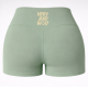 short fitness femme vert maintien training