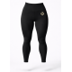 Legging sport noir femme musculation squat