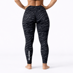 Legging taille haute galbant Femme MARBLE noir | VERY BAD WOD