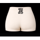 short femme yoga blanc crème maintien