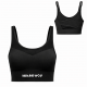 Brassière fitness femme Nancy noire Very Bad Wod mesh respirant anti transpiration