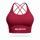Brassière Kelly framboise Very Bad Wod femme pour fitness, yoga et entraînement WOD