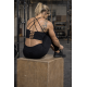 Brassière Kelly noire femme Very Bad Wod maintien couvrant pour CrossFit et training