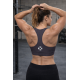 Sport bra BARBARA model elegant grey| VERY BAD WOD