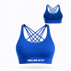 Sport bra ISABEL model electric blue | VERY BAD WOD
