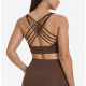 Sport bra ISABEL model brown | VERY BAD WOD