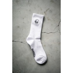 Chaussettes Skully blanches Barbell Regiment