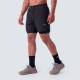 Short 2 en 1 homme PICSIL Performance SS26 noir