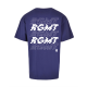 t shirt barbell regiment bleu lifestyle t shirt oversize sport