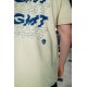 t shirt musculation oversize beige séance t shirt muscu large homme