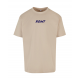 t shirt oversized beige homme training t shirt fitness homme oversize