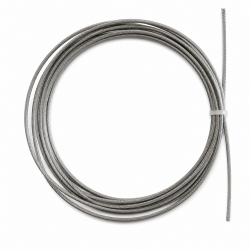 Grey uncoated cable 1.8 mm and 3 m | VERY BAD WOD