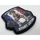 Patch crossfit femme Stop Crying Start Lifting noir et France