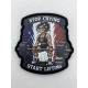 Patch velcro crossfit femme pour sac sport tactical noir