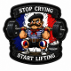 Patch velcro homme bleu blanc rouge Very Bad Wod