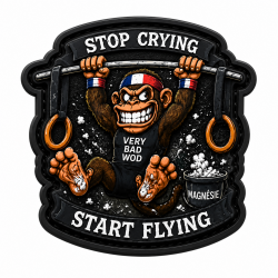 Patch Velcro CrossFit® Stop Crying Start Flying