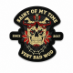 SAINT OF MY TIME black 3D PVC velcro patch | VERY BAD WOD