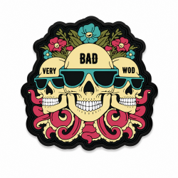 Patch velcro PVC 3D Always With My Buddys pour sac CrossFit