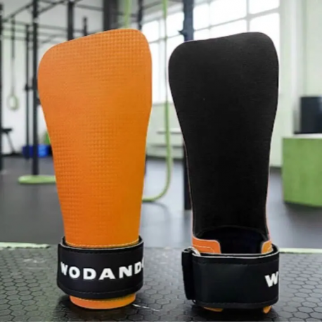 Maniques POWERGRIP Fusion orange et noir WODANDGO