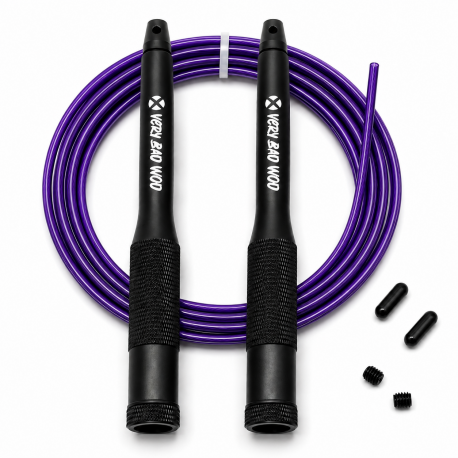 Corde à sauter CrossFit Very Bad Wod Velocity 2.0 câble violet
