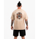T-Shirt oversize unisexe greige brown SAINT OF MY TIME | VERY BAD WOD