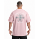 Unisex light pink oversized T-Shirt HAND OF DESTINY | VERY BAD WOD