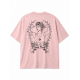 T-Shirt oversize unisexe rose clair STRONG BEAUTY | VERY BAD WOD