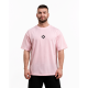 Unisex light pink oversized T-Shirt STRONG BEAUTY | VERY BAD WOD