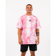 Unisex black oversized T-Shirt TREBLE| ROKFIT