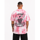 Unisex black oversized T-Shirt TREBLE| ROKFIT