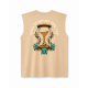 Muscle Tank Oversize Very Bad Wod Wake up before time cap brun grège Muscle tank sport