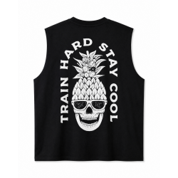 Muscle Tank Oversize Noir Train hard stay cool Very Bad Wod