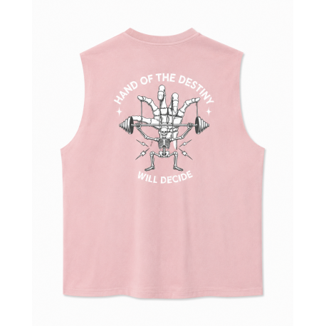 Muscle Tank Oversize Rose clair Hand of destiny Very Bad Wod