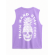 Muscle Tank Oversize Very Bad Wod Train hard stay cool violet clair Muscle tank sport