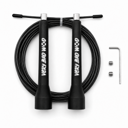 Corde à sauter Very Bad WOD Jumpy 2.0 câble noir
