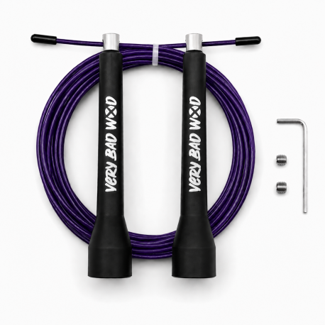 Corde à sauter Very Bad WOD Jumpy 2.0 violette pour CrossFit®