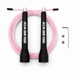 Corde à sauter Very Bad WOD Jumpy 2.0 câble rose