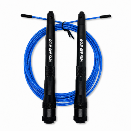 Corde à sauter Very Bad Wod Stormy noire câble bleu pour CrossFit®