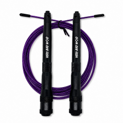 Corde à sauter Very Bad Wod Stormy noire câble violet pour CrossFit®