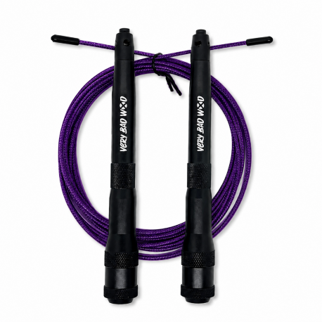Corde à sauter Very Bad Wod Stormy noire câble violet
