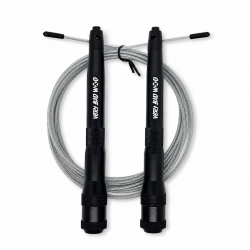 Corde à sauter Very Bad Wod Stormy noire câble gris transparent pour CrossFit®
