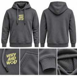 Hoodie unisex THE SWEETY Charcoal Gray | VERY BAD WOD