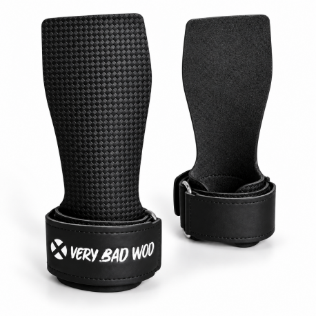 Maniques sans magnésie CrossFit petite taille KOMODO Kevlar noires – Very Bad Wod